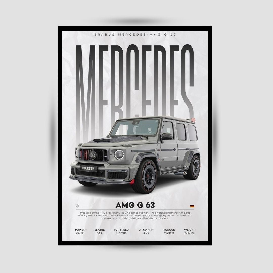 Mercedes-AMG G 63 Premium Duvar Koleksiyonu