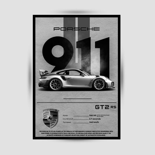 Porsche 911 GT2 RS Premium Duvar Koleksiyonu