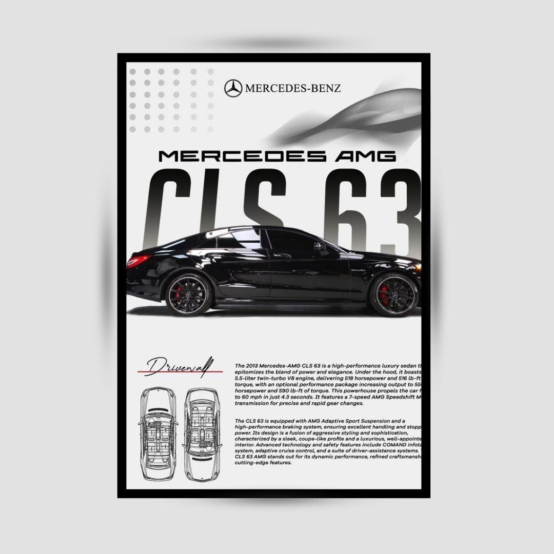 Mercedes-AMG CLS 63 Premium Duvar Koleksiyonu