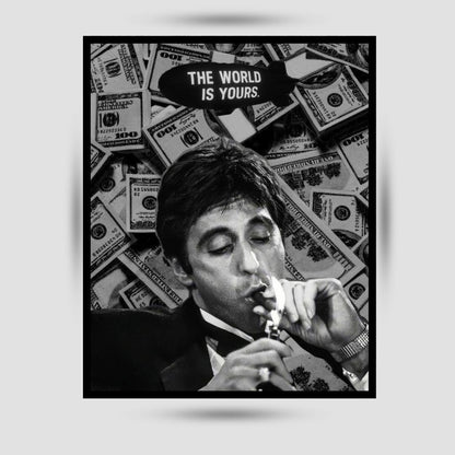 Tony Montana The World is Yours Premium Duvar Posteri