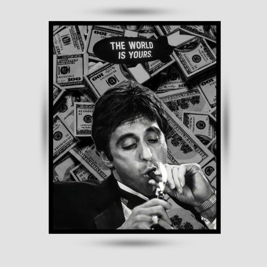 Tony Montana The World is Yours Premium Duvar Posteri