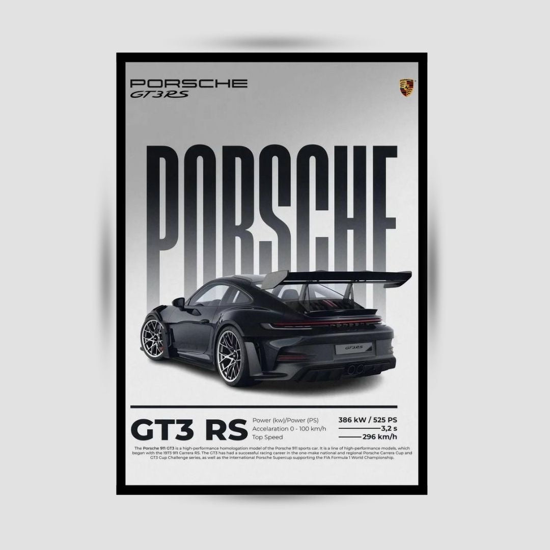 Porsche 911 GT3 RS Premium Duvar Koleksiyonu