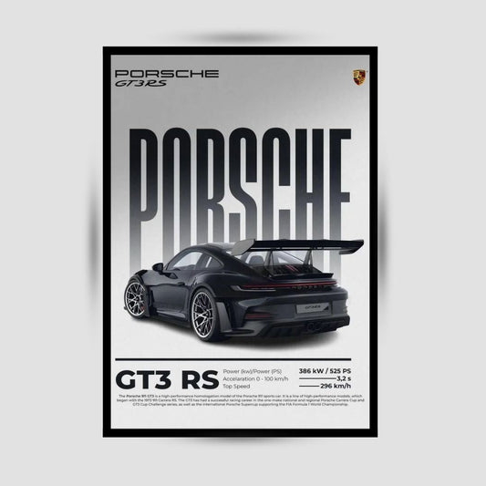 Porsche 911 GT3 RS Premium Duvar Koleksiyonu