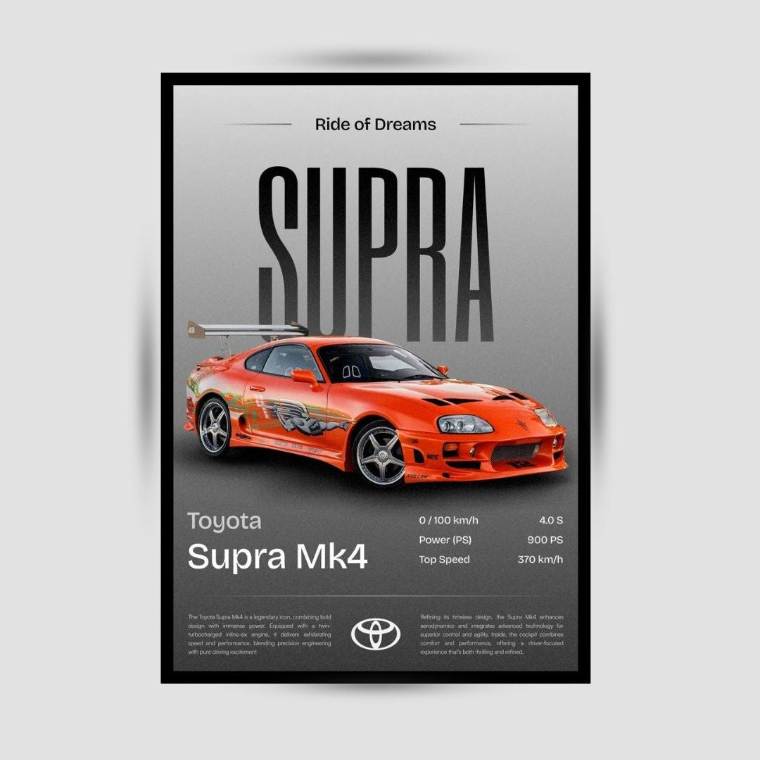 Araba Tutkunları Seti (3’lü Poster)