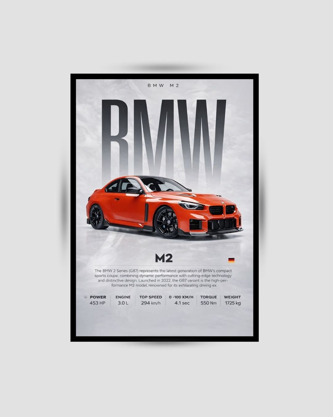 BMW M2 Premium Duvar Koleksiyonu