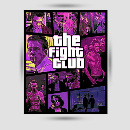 The Fight Club Premium Duvar Posteri