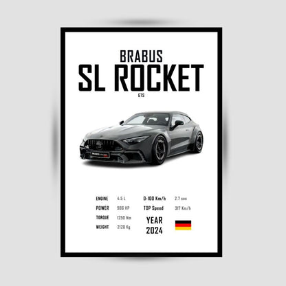 Brabus SL Rocket Premium Duvar Koleksiyonu