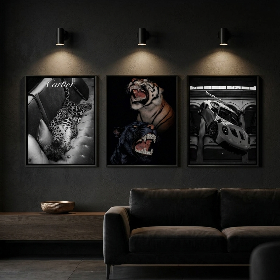 Luxury Duvar Seti (3’lü Poster Seti)